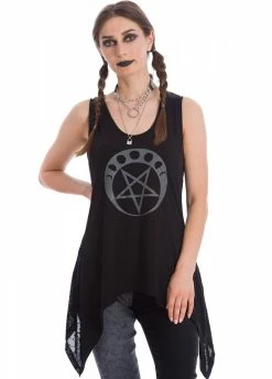 Banned Apparel Circle Flock Top