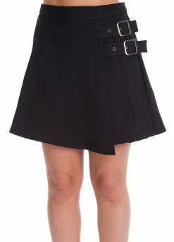 Banned Apparel Dull Moon Pleated Skirt