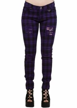 Banned Apparel Purple Move On Up Trousers