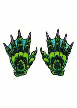 Kreepsville 666 Creature Hands Iron On Patch Set