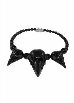 Kreepsville 666 Crow Skull Collection Necklace