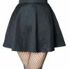 Kreepsville 666 Death Repeat Embossed Skater Skirt