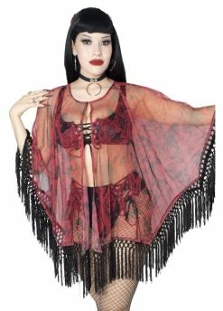 Kreepsville 666 Devil In Disguise Mesh Cape