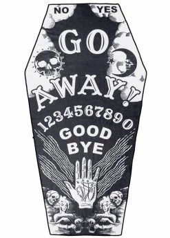 Kreepsville 666 Go Away Ouija Coffin Shaped Towel
