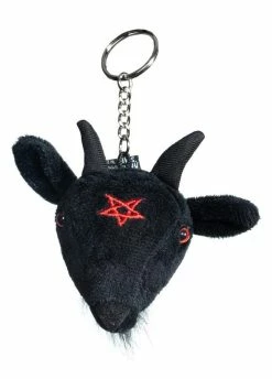 Kreepsville 666 Goathead Baphomet Plush Keychain