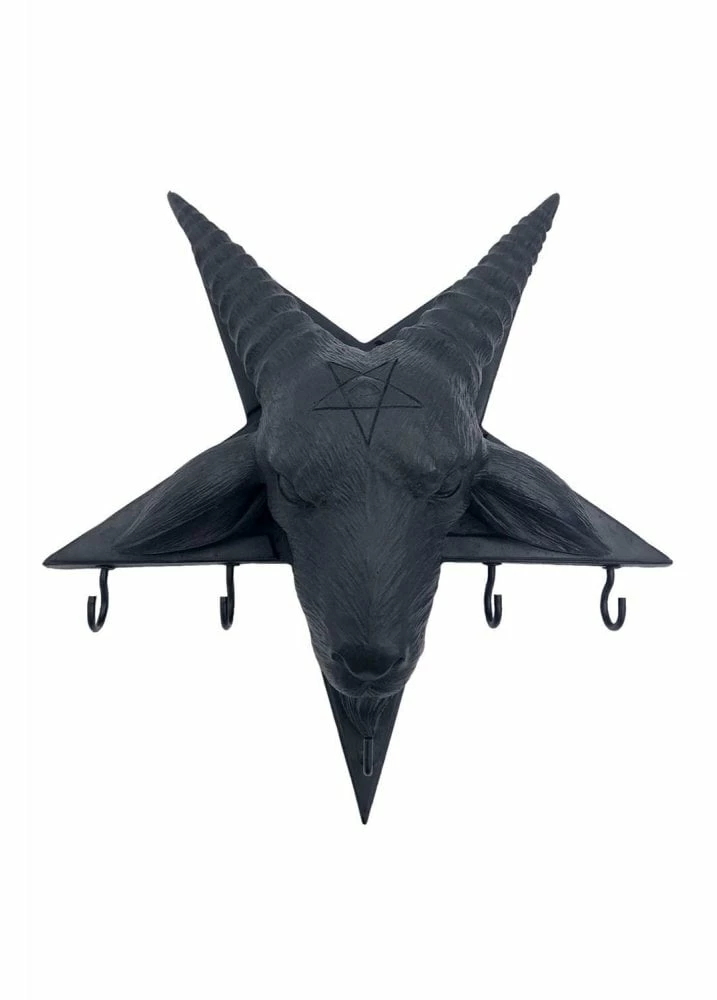 Kreepsville 666 Goathead Wall Keyholder Hanger 1 Kreepsville 666 Goathead Wall Keyholder Hanger