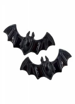 Kreepsville 666 Lil Black Bats Hair Slides