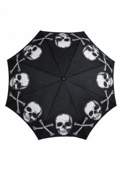 Kreepsville 666 Skull Handle Anatomical Skull & Bones Umbrella