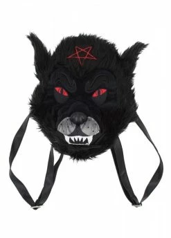Kreepsville 666 Wolfhead Plush Purse Bag
