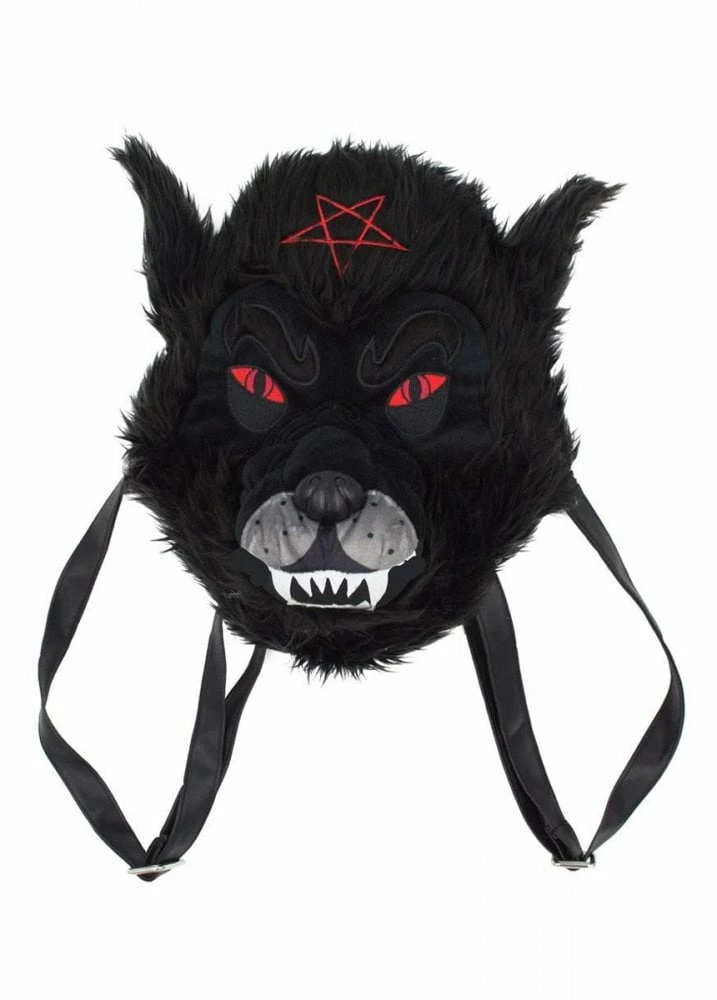 Kreepsville 666 Wolfhead Plush Purse Bag 1 Kreepsville 666 Wolfhead Plush Purse Bag