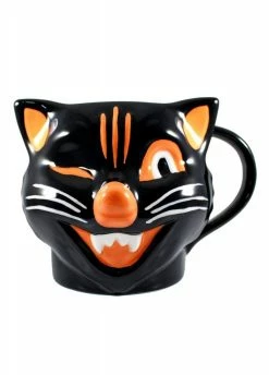 Sourpuss Clothing Black Cat Mug