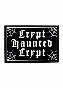 Sourpuss Clothing Crypt Haunted Crypt Fridge Magnet