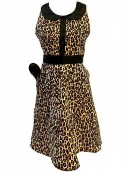 Sourpuss Clothing Leopard Apron