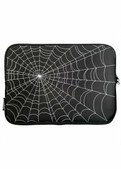 Sourpuss Clothing Spiderweb Laptop Sleeve