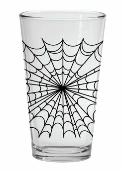 Sourpuss Clothing Spiderweb Pint Glass