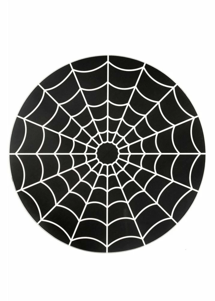 Sourpuss Clothing Spiderweb Round Kitchen Board 1 Sourpuss Clothing Spiderweb Round Kitchen Board