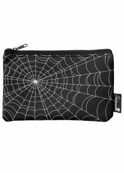 Sourpuss Clothing Spiderweb Zip Pouch