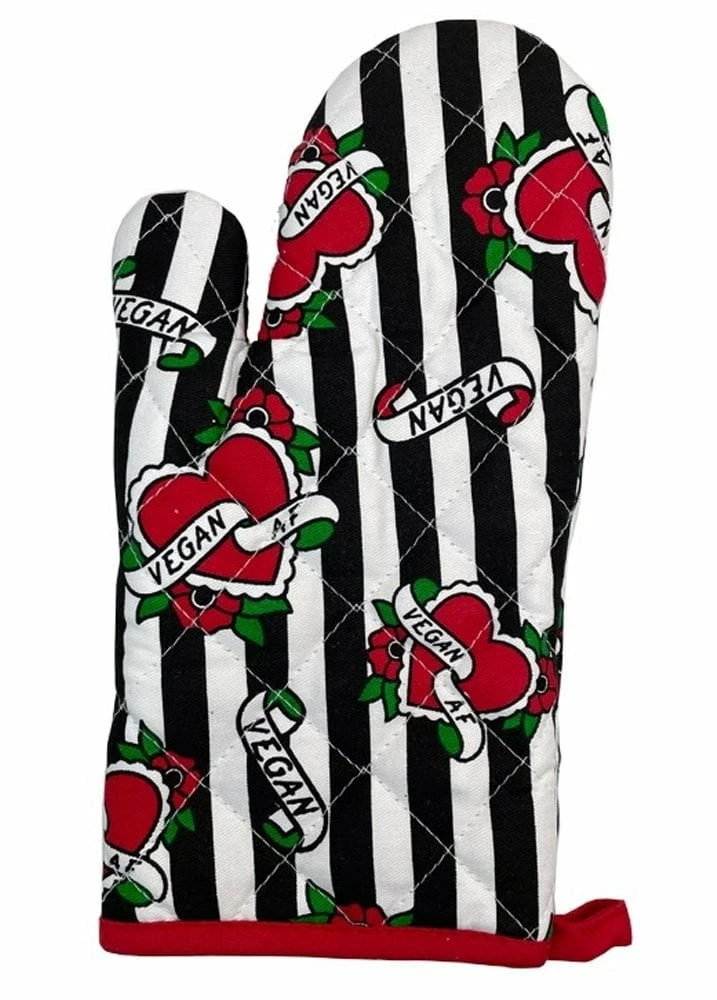 Sourpuss Clothing Vegan AF Oven Mitt 1 Sourpuss Clothing Vegan AF Oven Mitt